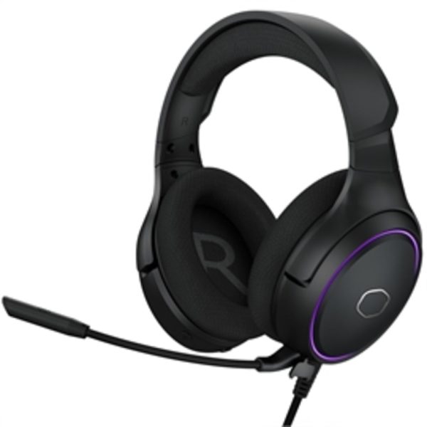 CoolerMaster Headphone MH-650 MH650 Gaming Headset with RGB illumination Omnidirectional boom mic Retail Supply