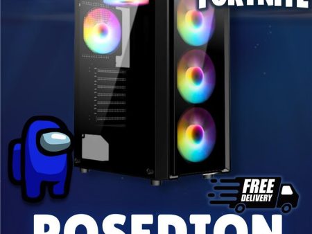 Poseidon GigaGaming PC Intel i7 6th Gen   16GB   500GB SSD   Win10   GT-710 2GB Hot on Sale