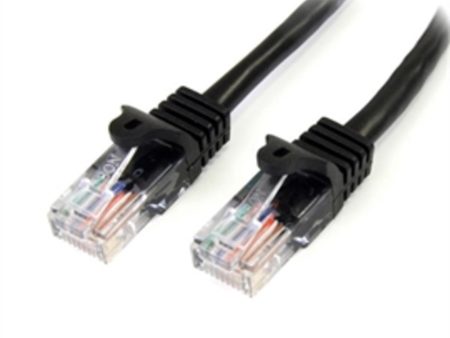 StarTech Cable 45PATCH50BK 50ft Cat5e Patch Cable With Snagless RJ45 Connectors Black Retail Online