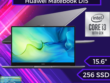 Huawei MateBook D 15 - Intel Core i3-10110U, 8 GB RAM, 256 GB SSD, Pantalla 15.6 , Gris Espacial Cheap