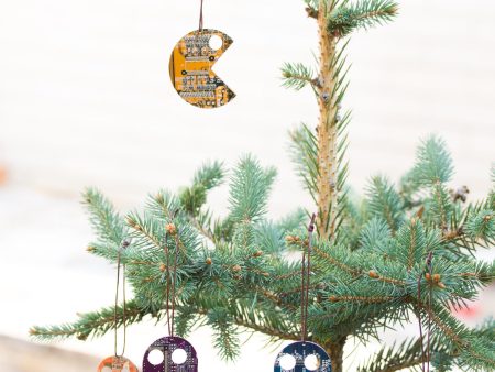 Christmas tree ornament, Pac man, no resin Supply