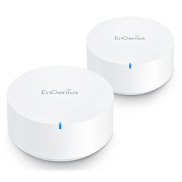 EnGenius Router Wireless ESR580-2PACK Tri-Band Smart Whole-Home Wi-Fi System AC2200 Retail Online now