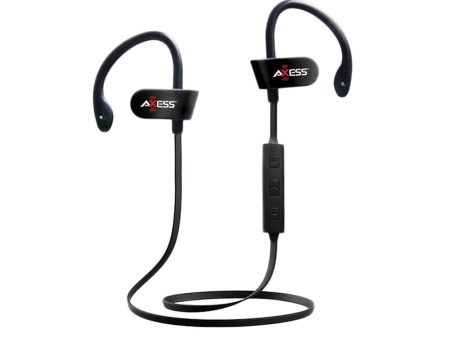 Axess Splash Proof Wireless Bluetooth Earbuds IPX4 in Black Online