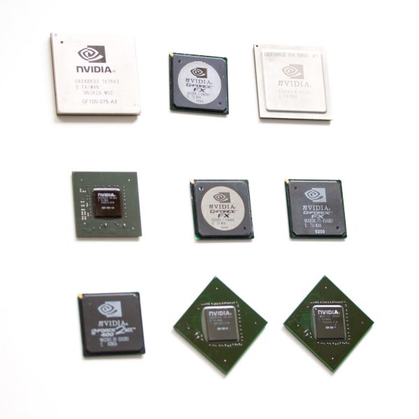 Fridge magnet made with old Chipset, nVidia, graphics processor, GPU on Sale