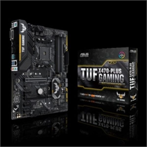 ASUS Motherboard TUF X470-PLUS GAMING Ryzen 2 AM4 DDR4 HDMI DVI M.2 ATX Retail For Discount