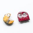 Pacman inspired Pin made with recycled Circuit board - magnetic pin, badge, gift for gamer, geek gift Online