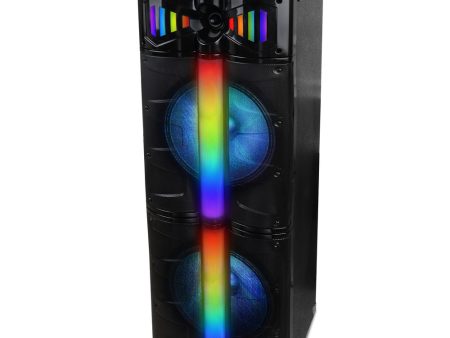 Naxa Dual 12 and rdquo; Bluetooth DJ Speaker with FM Radio Hot on Sale