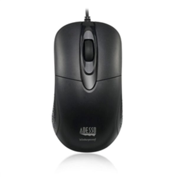 Adesso Mouce iMouse W4 USB Wired Waterproof Antimicrobial Optial Mouse w 1000 DPI Retail For Discount