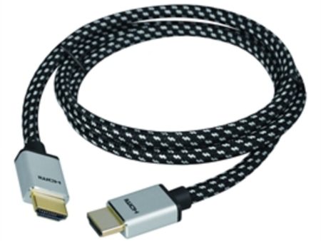 SIIG Cable CB-H20F12-S1 2m Woven Braided High Speed HDMI2.0 Cable Ultra HD 4Kx2K at 60Hz Retail For Cheap