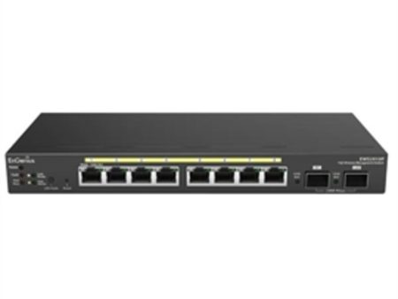 EnGenius Network EWS2910P 8Port PoE Layer 2 Switch with 2 Dual-Speed SFP ports Retail Fashion