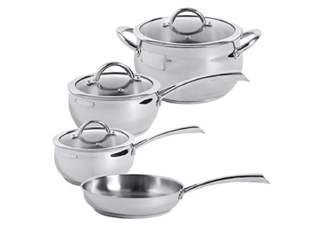 Oster Derrick 7 Piece Stainless Steel Cookware Set Online now