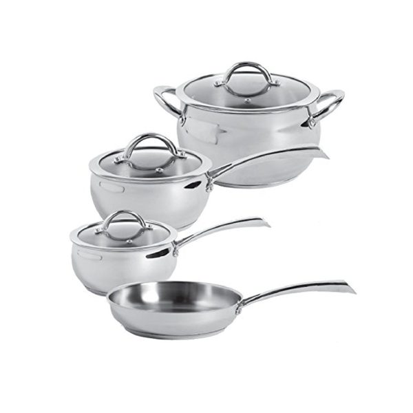 Oster Derrick 7 Piece Stainless Steel Cookware Set Online now