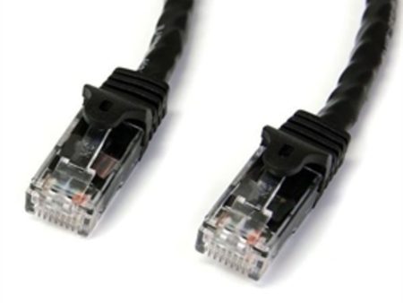 StarTech Cable N6PATCH150BK 150ft Cat6 Ethernet Patch Cable with Snagless RJ45 Black Retail Fashion