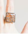 Square circuit board Ring on Sale