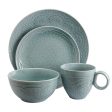 Gibson Elite Alemany 16-Piece Dinnerware Set, Aqua For Sale