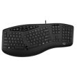 Adesso Keyboard AKB-160UB Slim Ergonomic keybaord with split zone scroll wheel USB Retail Online Sale