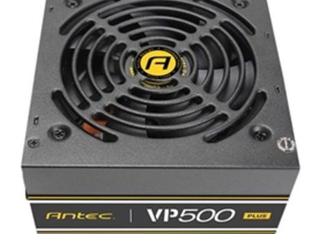 Antec Power Supply VP500 PLUS 500W Non-Modular 12V 120mm Fan PCI-Express SATA ActivePFC 80+ Retail on Sale