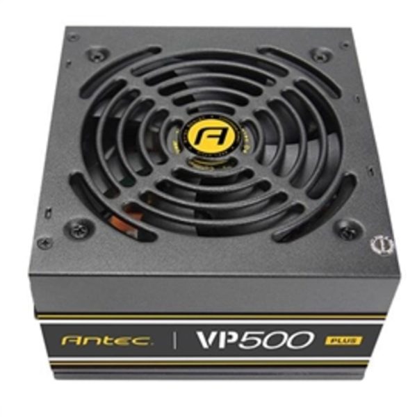 Antec Power Supply VP500 PLUS 500W Non-Modular 12V 120mm Fan PCI-Express SATA ActivePFC 80+ Retail on Sale