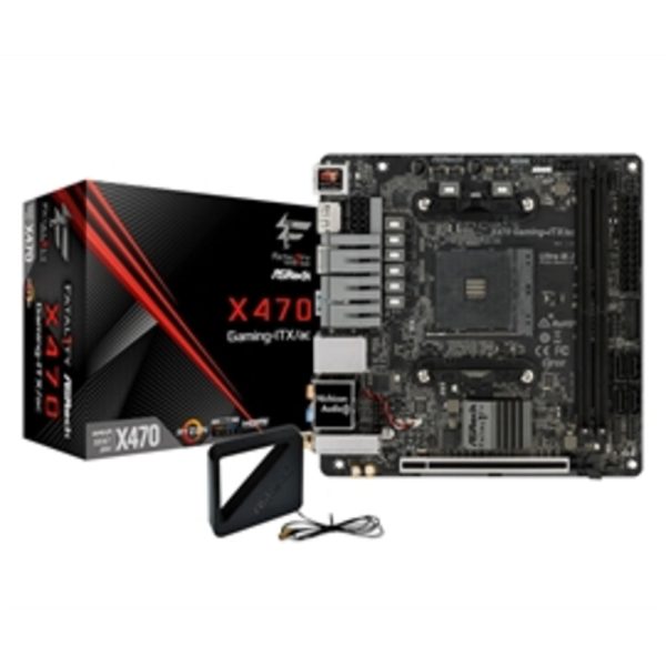 ASRock Motherboard X470 Gaming-ITX ac AM4 X470 64G DDR4 PCIE HDMI ATX Retail Online now