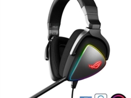 ASUS Headphone ROG DELTA RGB lighting Hi-Res ESS Quad-DAC USB-C Retail Discount