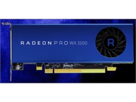 AMD Video Card 100-505999 Radeon Pro WX 3100 4GB GDDR5 10Bit PCI Express 2 x Mini-DisplayPort  DisplayPort Retail Sale