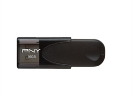 PNY Memory P-FD16GATT4-GE 16GB Attache 4 USB 2.0 Black capless Retail Sale