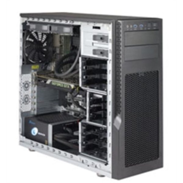 Supermicro System SYS-5039AD-I Intel X299 Core i9 i7 i5 128GB DDR4 PCI Express SATA Mid-Tower Brown Box For Sale