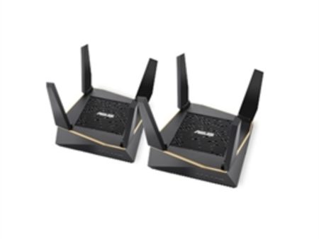 ASU Router RT-AX92U 2 Pack AX6100 Tri-Band whole home mesh wifi system Retail Sale