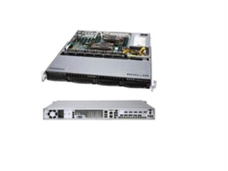 Supermicro Case CSE-813MF2TQC-505CB 1U 4x3.5  Hot swap SAS SATA 500W ATX Brown Box Supply