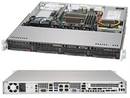 Supermicro System SYS-5019S-MN4 1U Rackmount Xeon E3-1200 v5 LGA1151 H4 C236 4x3.5inch Hotswap 350W Brown Box Cheap