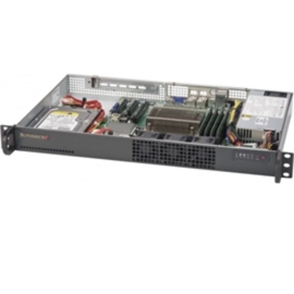 Supermicro System SYS-5019S-L 1U Rackmount LGA1151 E3-1200v5 C232 3.5 inch   2x2.5 inch 200W Brown Box Sale