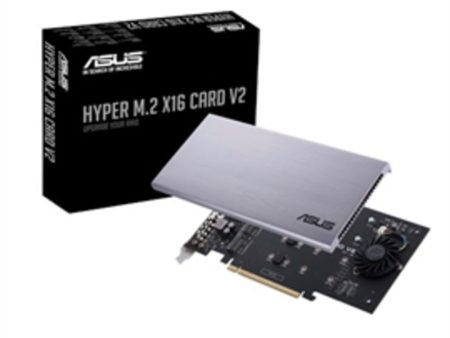 Asus Accessory HYPER M.2 X16 Card v2 NVMe M.2 128Gbps PCIE Retail Cheap