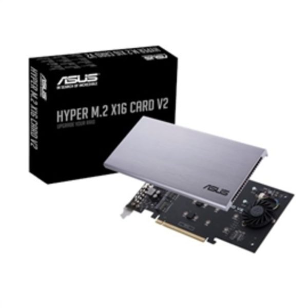 Asus Accessory HYPER M.2 X16 Card v2 NVMe M.2 128Gbps PCIE Retail Cheap