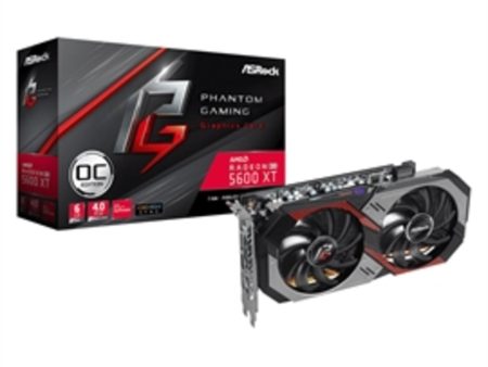 ASRock Video Card RX5600XT PGD2 6GO Radeon RX5600 XT Phantom Gaming D2 6G OC GDR6 Retail Cheap