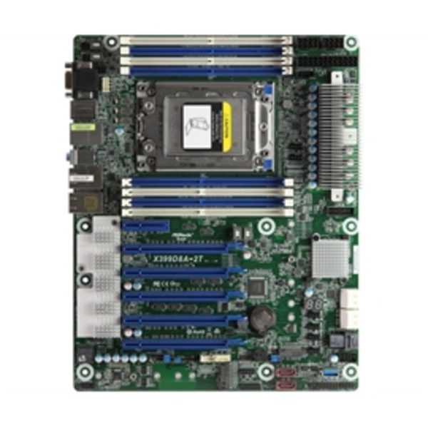 ASRock Motherboard X399D8A-2T AMD TR4 4094P X399 DDR4 Max.128GB PCIE SATA ATX Retail Fashion