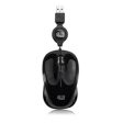 Adesso Mouse iMouse S8B USB Illuminated Mini Mouse Black with Retractable USB Cable Retail Online