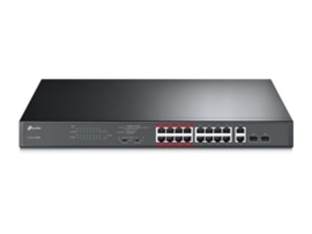 TP-Link Switch TL-SL1218MP 16-Port 10 100Mbps+2-Port Gigabit Unmanaged PoE Switch Retail For Cheap