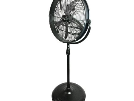 Vie Air 20 Inch Industrial 3 Speed Heavy Duty Powerful and Quiet Metal High Velocity 360 Degree Tilting Pedestal Drum Fan Online