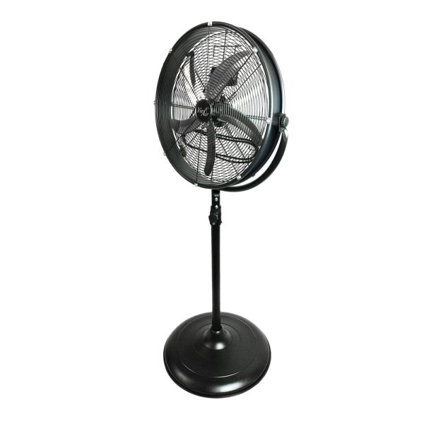 Vie Air 20 Inch Industrial 3 Speed Heavy Duty Powerful and Quiet Metal High Velocity 360 Degree Tilting Pedestal Drum Fan Online