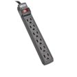 Tripp-Lite Power Supply PS66B 6-Outlet Power Strip 6ft. Cord Black Housing Retail Online Sale