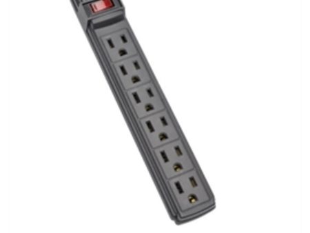 Tripp-Lite Power Supply PS66B 6-Outlet Power Strip 6ft. Cord Black Housing Retail Online Sale