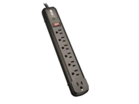 Tripp-Lite Power Strip TLP74RB 4 feet 7-Outlet Surge Protector Black Retail Supply