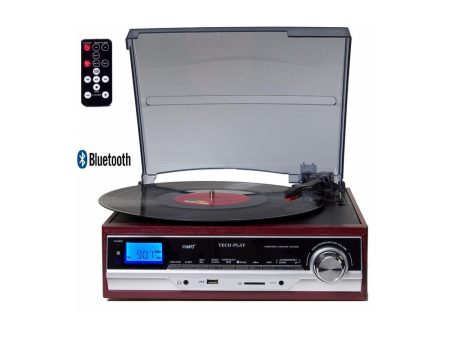 TechPlay 3-Speed Bluetooth Turntable Fashion