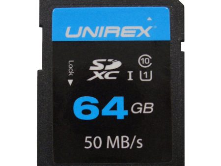 Unirex SDHC Card 64GB Class 10 (UHS-1) Memory Card on Sale