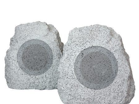 BeFree Sound Portable Bluetooth Outdoor Weather Resistant Color Changing Rock Speakers Online now