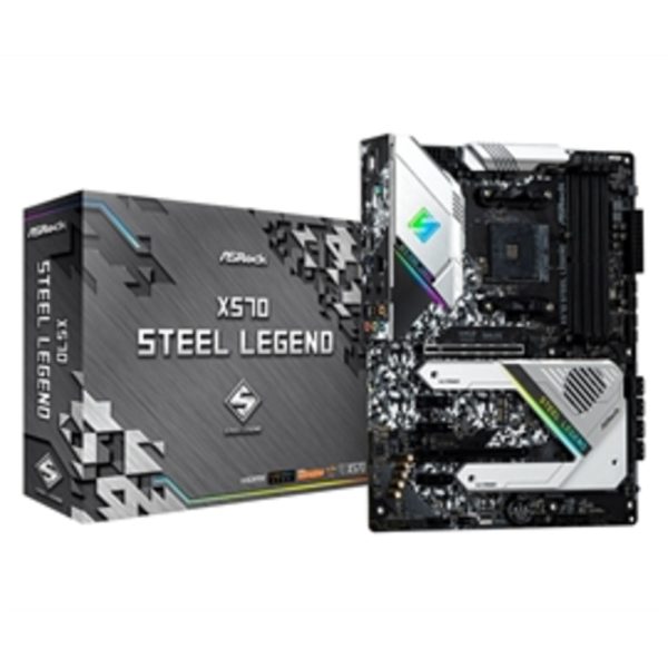 ASRock Motherboard X570 STEEL LEGEND AMD 128G PCIE4 ATX Retail For Cheap