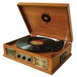 Back To The 50 s 3 Speed Wooden Turntable Online Sale