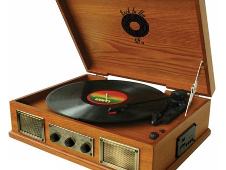 Back To The 50 s 3 Speed Wooden Turntable Online Sale