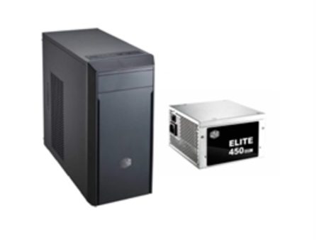 CoolerMaster Case MASTER BOX LITE 3 MATX MINI TOWER 450 Watts Power Supply 1 0 (1) BAY USB 3.0 2.0 For Discount