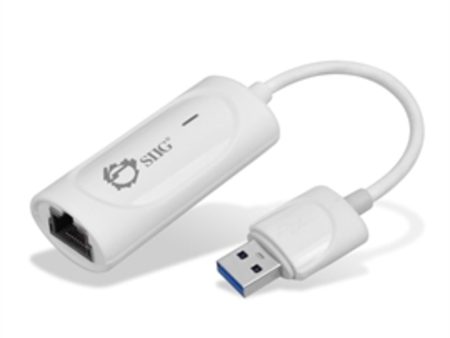 SIIG Accessory JU-NE0621-S2 SuperSpeed USB 3.0 Gigabit LAN Adapter White Retail For Cheap